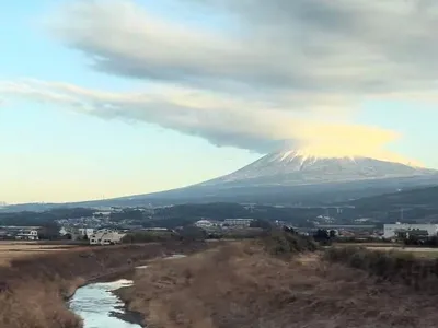 Passing Mt. Fuji